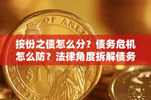 武汉按份之债怎么分？债务危机怎么防？法律角度拆解债务分配与风险自保指南