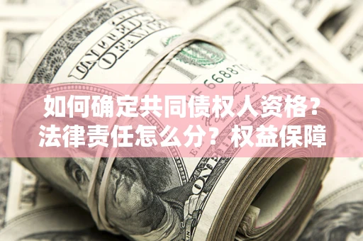 武汉如何确定共同债权人资格？法律责任怎么分？权益保障技巧揭秘！